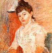 Berthe Morisot Jeune Fille en Blanc oil on canvas